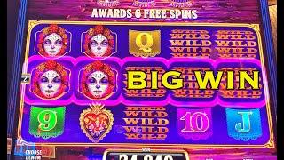 Big Wins: Spirit Link, Munchkinland, Willie Nelson slot machines.