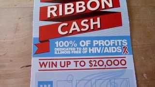 Red Ribbon Cash Lottery Ticket - $2 ticket to benefit HIV/AIDS organization