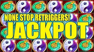 NONE STOP RETRIGGERS! I COULD NOT BELIEVE THE JACKPOT HAND PAY IT PAID HIGH LIMIT SLOT MACHINE
