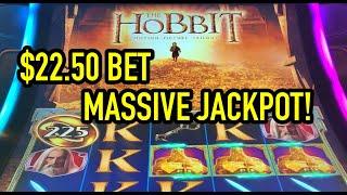 NEW SLOT HUGE JACKPOT HANDPAY: THE HOBBIT High Limit (Biggest jackpot on YouTube for this game?)