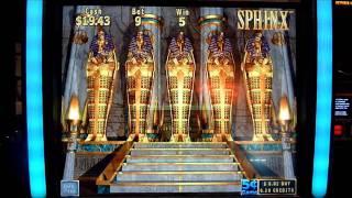 Sphinx Slot Machine Bonus Win (queenslots)