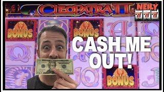 CLEOPATRA 2 GAVE ME A KILLER WIN FOR THIS WEEKS CASH ME OUT! SLOT MACHINE BIG WINS!