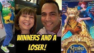 WINNERS & A LOSER-GUESS WHO? 8 Stripes Slot machine