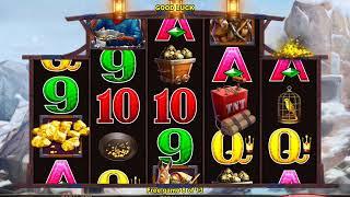 MINER'S GOLD Video Slot Casino Game with a FREE SPIN BONUS