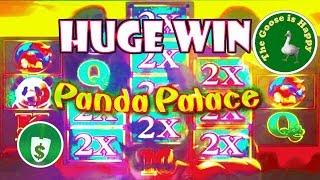 • Panda Palace slot machine, Huge Big Win Bonus & Extremely Happy Goose •