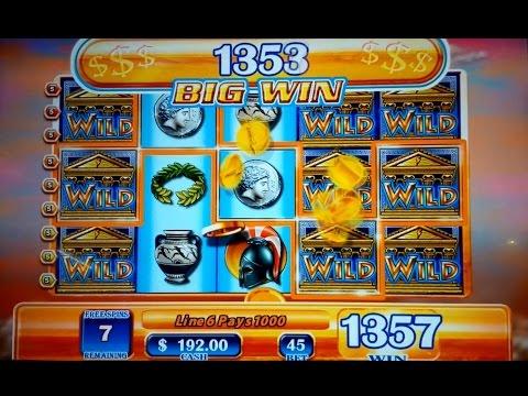 Zeus Slot Machine Jackpot Handpay! $45 Max Bet Bonus Round!