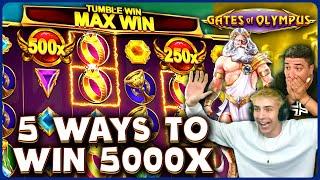 5 Ways to Win 5000x on Gates of Olympus (Max Win)