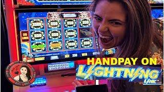 HANDPAY JACKPOT on Lightning Link Slot Machine at Casino in Las Vegas