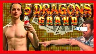 WHOA! LOOK AT THE SIZE OF HIS... WIN!!! 5 Dragons Grand Slot Machine Might as Well Be 8 1/2 Dragons