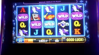 Big Vegas slot machine bonus win at Borgata Casino in AC
