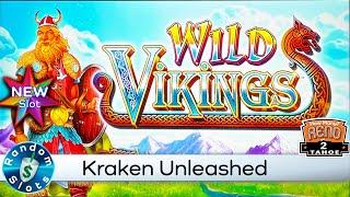 ⋆ Slots ⋆️ New - Kraken Unleashed Wild Vikings Slot Machine Bonus