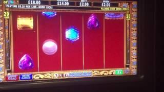 DaVinci Diamonds slot machine bonus free spins