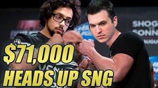 $71,000 Heads Up SNG! ($10k WCOOP Run, Part 10)