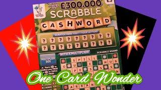 •Scrabble Cash word•........and Bonus Scratchcard... on our...• ONE CARD WONDER GAME•..mmmmmmMMM