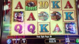 Cable Car Cash 2 Cent Slot Machine Free Spin Bonus Nice Win!