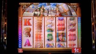Heroes of the Colisium slot machine bonus win at Parx