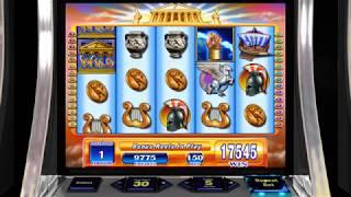ZEUS Video Slot Casino Game with a "BIG WIN" RETRIGGERED FREE SPIN BONUS
