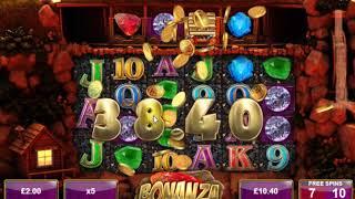 Bonanza slot bonus challenge. (2017 unpublished archive video)