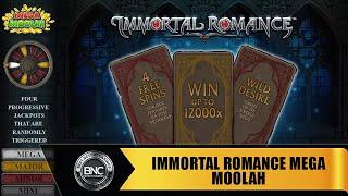 Immortal Romance Mega Moolah slot by Microgaming