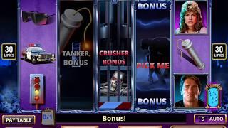 THE TERMINATOR Video Slot Casino Game with a CRUSHER BONUS