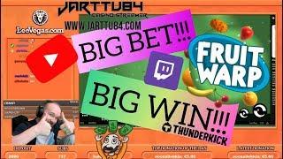 Big Bet!! Big Win From Fruit Warp!!