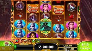 THE WIZARD OF OZ WICKED WITCH'S CURSE Video Slot Casino Game with a RETRIGGERED MEGA WIN BONUS