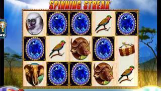 JEWELS OF AFRICA Video Slot Casino Game with an "EPIC WIN" FREE SPIN BONUS