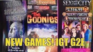 THE GOONIES, SEX & THE CITY, & MORE SLOTS-IGT G2E PREVIEW GAMES