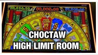 CHOCTAW HIGH LIMIT ROOM - PLAYING SLOTS WE NEVER PLAY
