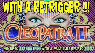 IGT - Cleopatra 2!  Retrigger!