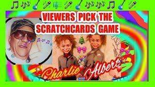 SCRATCHCARDS....PICK AND PLAY...VIEWERS....AS WE ARE LIVE