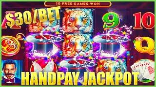HIGH LIMIT Lock It Link Hold Onto Your Hat HANDPAY JACKPOT ⋆ Slots ⋆$30 Max Bet Bonus Slot Machine C