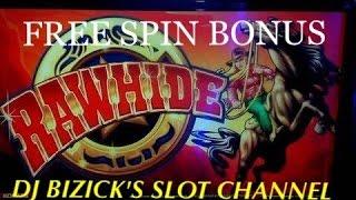 Rawhide Slot Machine ~ FREE SPIN BONUS! ~ KEWADIN CASINO! • DJ BIZICK'S SLOT CHANNEL