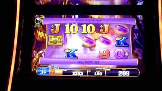 Cash Wizard slot machine bonus win at Sands Casino