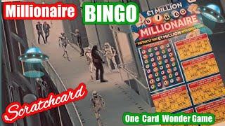 Millionaire Bingo...Scratchcard. One Card Wonder game