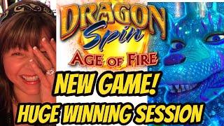 OMG! $100 TO WHAT ON NEW GAME? DRAGON SPIN AGE OF FIRE