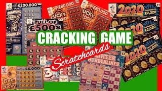 Scratchcards..Full £500s.Lucky Bonus.2020.Winter Wonderlines.Diamond 7s.Bee Lucky