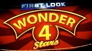 Wonder 4 Stars *NEW* - Slot Machine Bonus - **FIRST LOOK** - Aristocrat