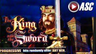 THE KING & THE SWORD | WMS Mini Mega Big Win! Slot Machine Bonus