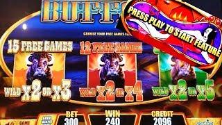 •Fast Cash Slot• Wicked Winnings 2 Slot 6$ Bet Bonus & Buffalo Deluxe Bonus Won | Live Slot Play