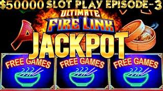 High Limit ULTIMATE FIRE LINK Slot Machine HANDPAY JACKPOT | SEASON 6 | EPISODE #3