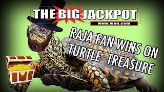 • BIG WIN by The Big Jackpot Fan on Turtle Treasure Huge Retriggers•
