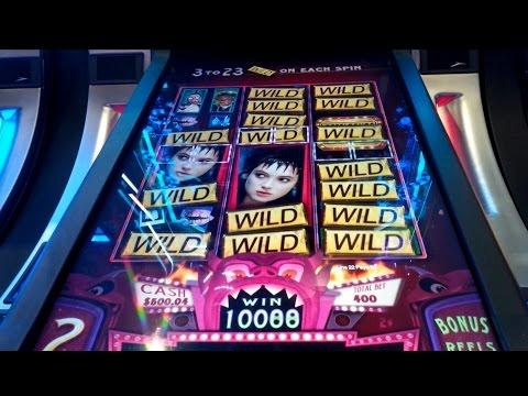Beetlejuice Slot Machine Big Win - $8 Max Bet - Lydia's Bonus!