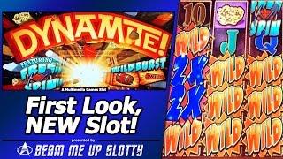 Dynamite Slot - First Look: Live Play, Nice Line Hit and Bonus on new Multimedia Games slot