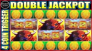 OMG 4 COIN TRIGGER PAID OFF! DOUBLE JACKPOT HANDPAY HIGH LIMIT SLOT MACHINE
