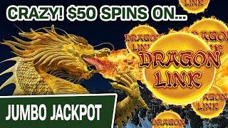 ⋆ Slots ⋆ J-J-J-JACKPOT on Dragon Link! ⋆ Slots ⋆ More $50 Spins = More BIG WINS