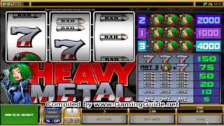 All Slots Casino's Heavy Metal Classic Slots