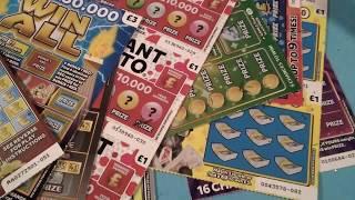 Wow!..Big.£35.00 Scratchcard game..WIN-ALL..20X...Instant Millionaire..£100 Loaded.etc