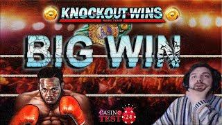 BIG WIN on Knockout Wins Slot (Merkur) - 1€ BET!