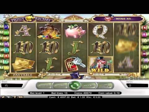 Free Piggy Riches slot machine by NetEnt gameplay ★ SlotsUp